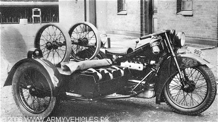 Nimbus MC ambulance (Front view, left side)