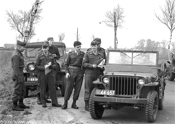 Willys MB 4 x 4 6V Front view left side 