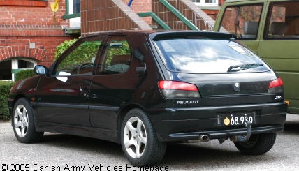 Peugeot 306 GTI, 4 x 2, 12V (Rear view, left side)