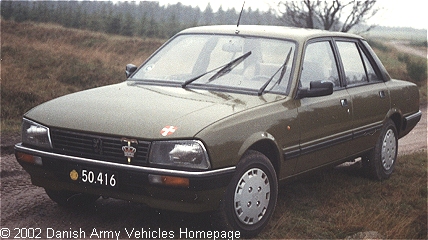 Peugeot 505 GR, 4 x 2, 12V (Front view, left side)