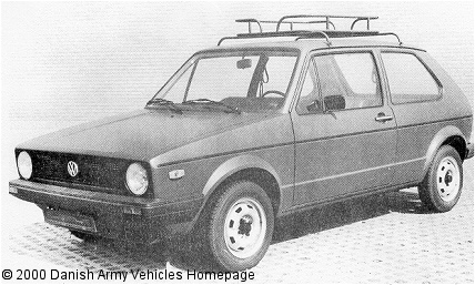 VW Golf, 4 x 2, 12 V, D (Front view, left side)