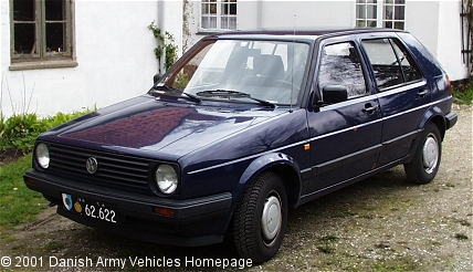 VW Golf, 4 x 2, 12 V, D (Front view, left side)